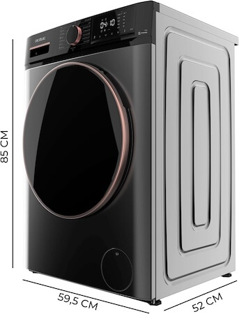 Cecotec Lavadora 8Kg Carga Frontal Bolero DressCode 8610 Inverter Steel A Cecotec Lavadora 8Kg Carga Frontal Bolero DressCode 8610 Inverter Steel A