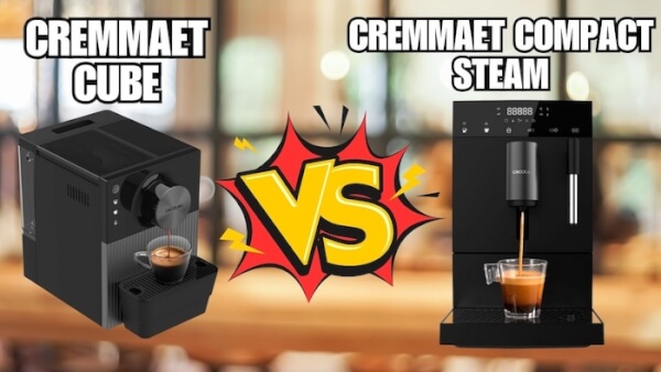 cecotec cremmaet compact steam vs cube